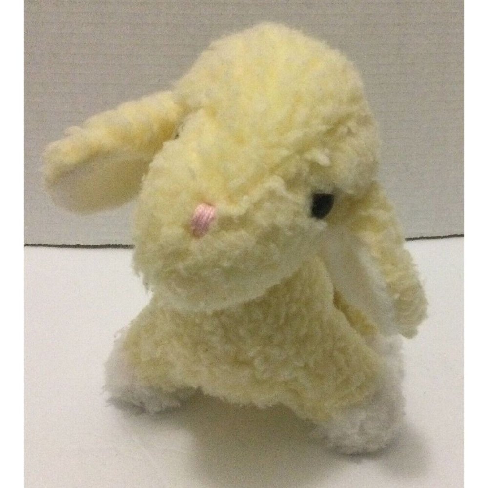 Vintage Eden Yellow Lamb Fleece Stuffed Animal Plush